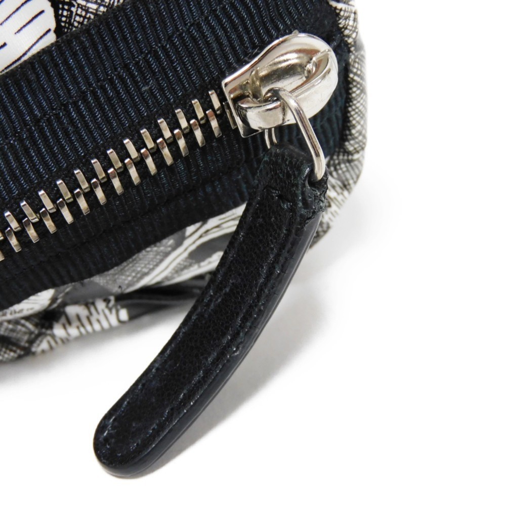 CHANEL Pouch Camellia Tick CC Mark Flower Mini Silver 26th Series Coco Nylon ... - Picture 13 of 16